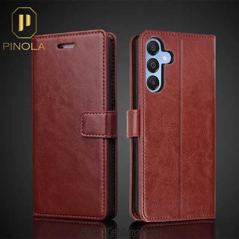 Samsung M14 / M34 / M54 / M22 / M52 / M20 / M10 Flip Cover Kancing Leather Case Casing Dompet Wallet