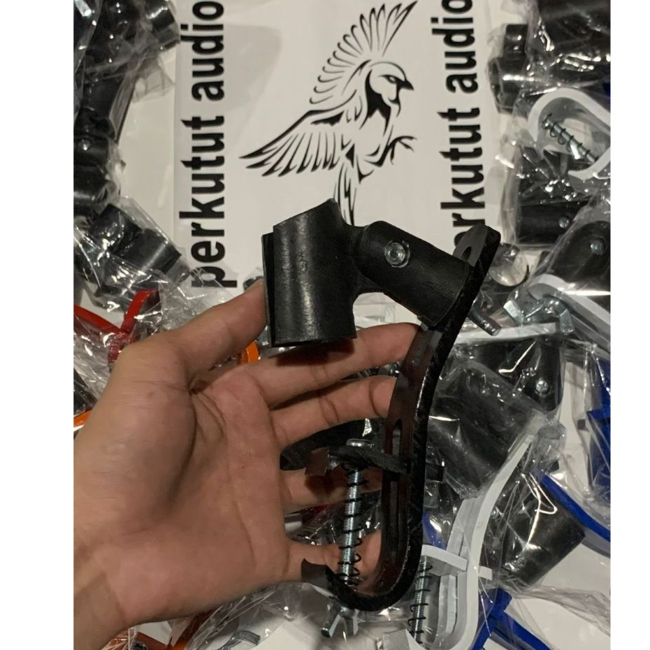 STAND MIC KENDANG JEPIT DRAM,HADROH,KETIPONG,JAIPONG DLL