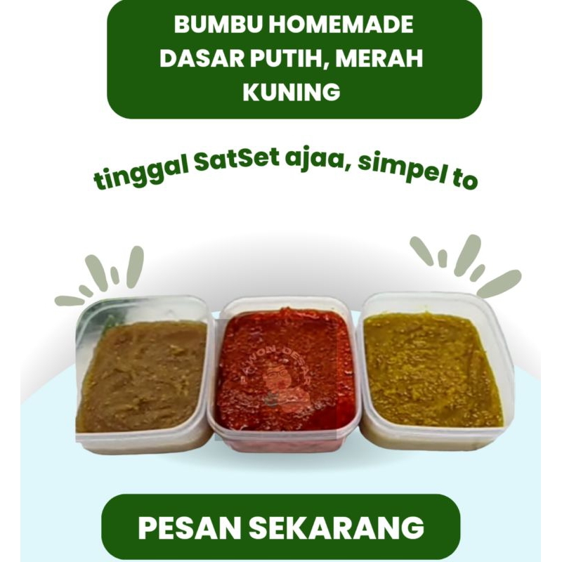 

BUMBU HOMEMADE by Pawon_buDeSar 250gr