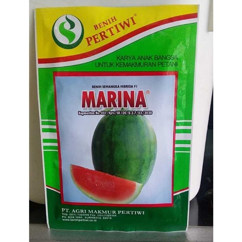 Benih Semangka Marina F1 20 Gram - Cap Benih Pertiwi