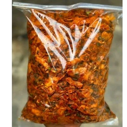 

KRIPIK KRIWILL PEDAS DAUN JERUK 500 GR