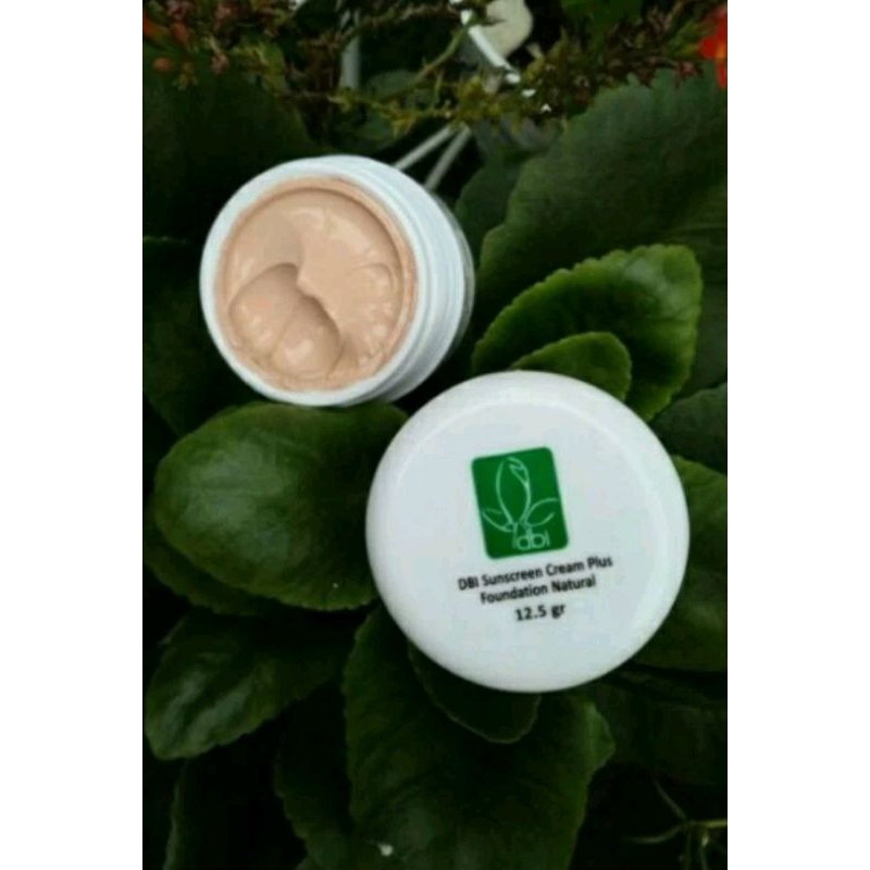 dbi suncreen cream plus foundation natural