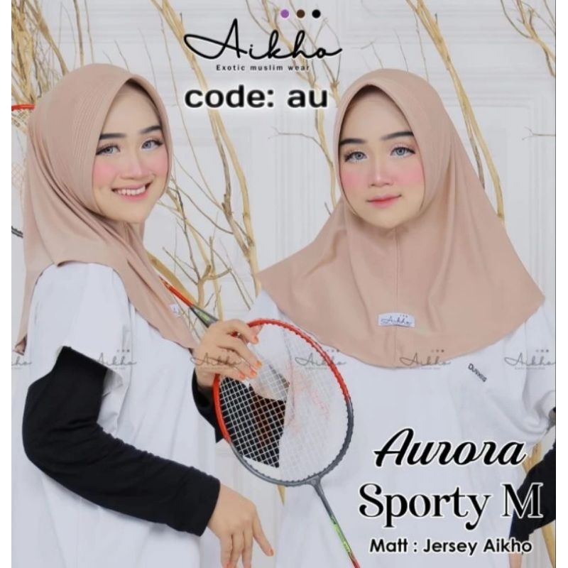 HIJAB AIKO AURORA M//AIKO KODE AU// HIJAB SPORT AIKO M