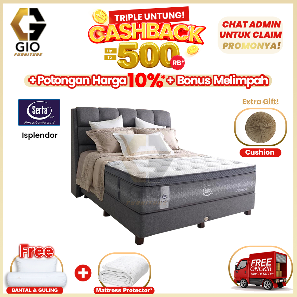Kasur Serta iSplendor / Serta Springbed iSplendor (Hanya Kasur)