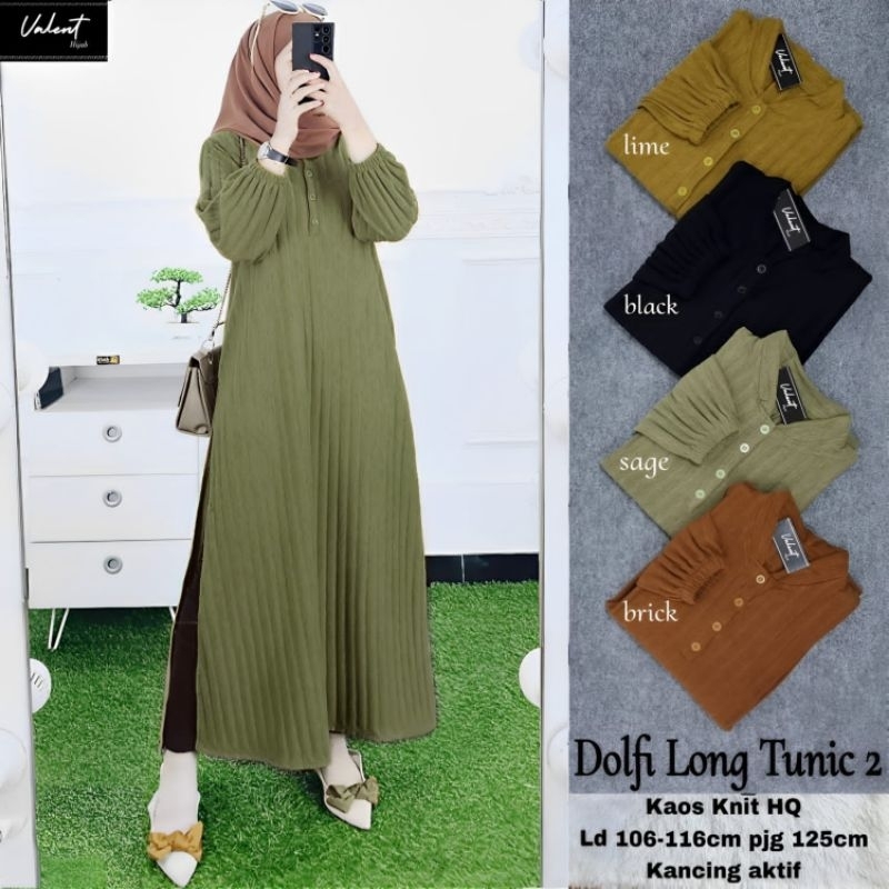 DOLFI LONG TUNIK BLACK by VALENT