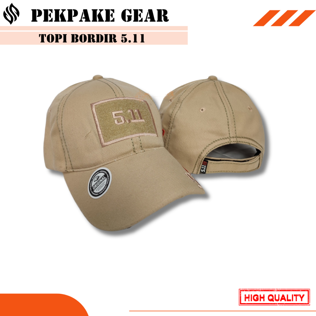 Topi import bahan berkualitas Velcro | Topi Army | Topi Tactical 5.11bordir Bisa COD