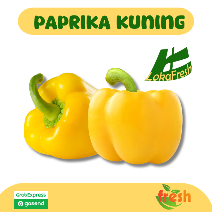 

Paprika Kuning Segar/ Yellow Capsicum 250gram