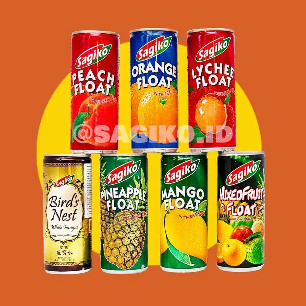 

SAGIKO Minuman Kaleng Jus Buah Segar 250ml / With Real Bites