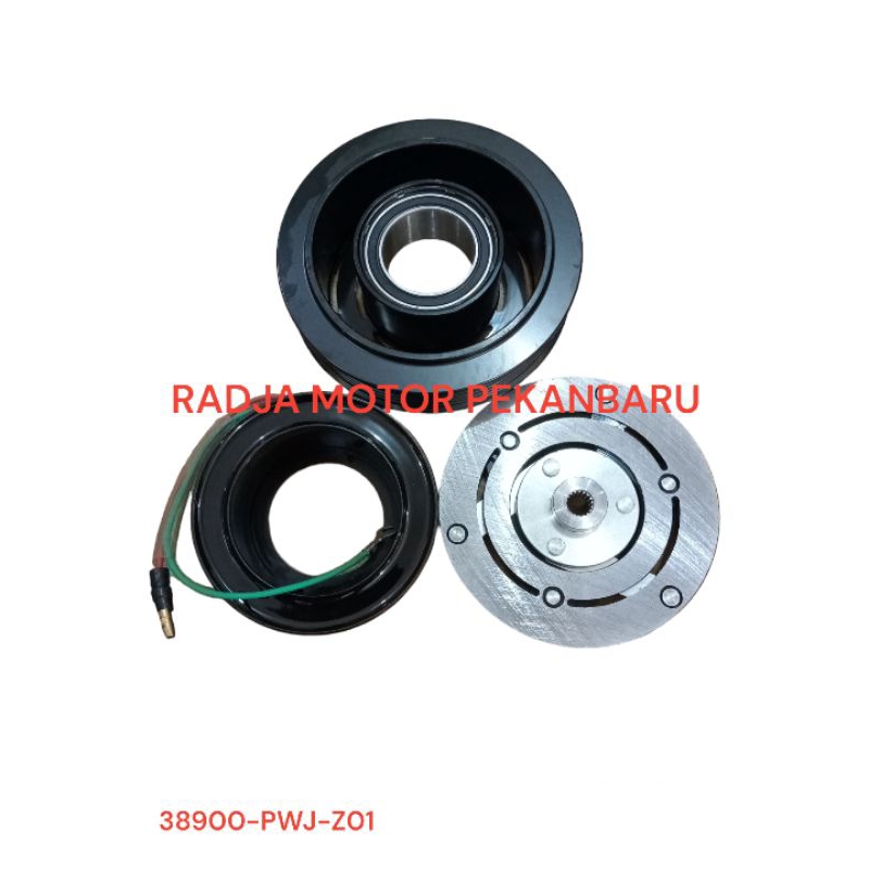Pully puli kompresor compresor ac magnet clutch ac mobil honda City 2003 2004 2005 2006 2007 2008 ja