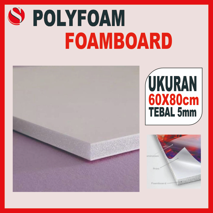 

Foamboard Plus Cetak Sticker / Foamboard 5mm / Cetak Foamboard 5mm