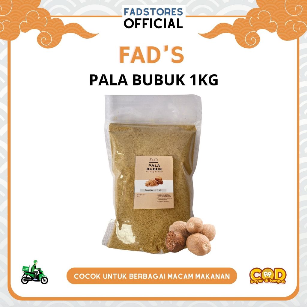 

Pala Bubuk 1kg - Nutmeg Powder 1kg - Fad's Rempah Bubuk - Rempah JSR