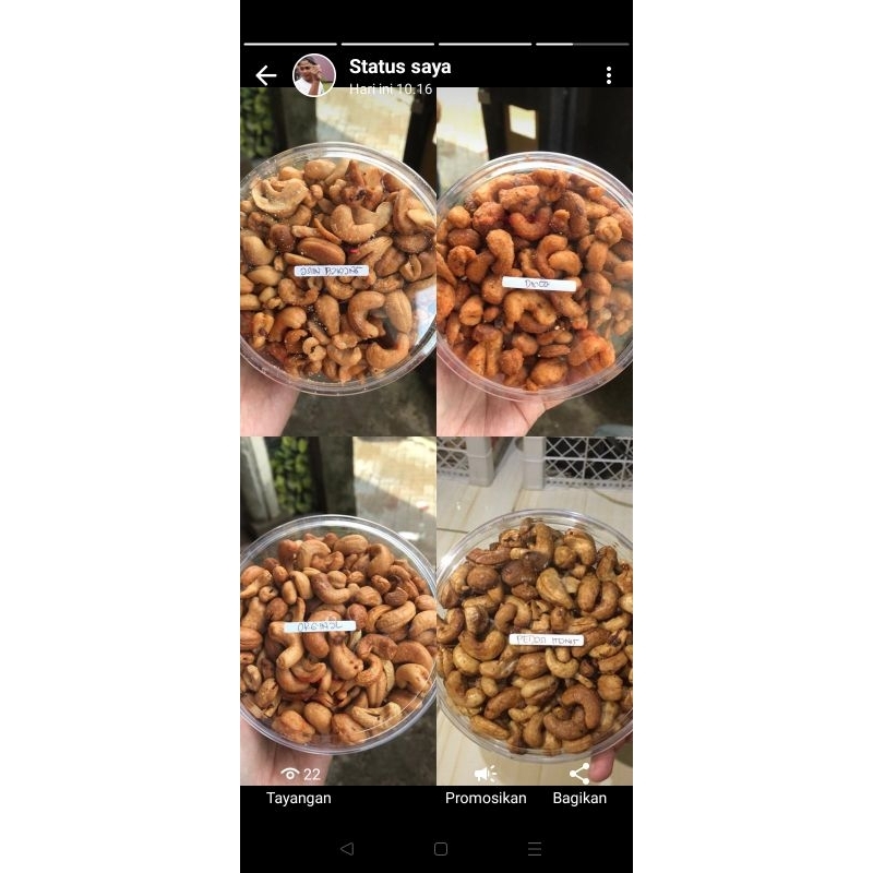 

KACANG MENTE/MEDE ALL VARIANT 250GR