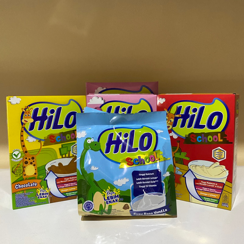 

HiLo School chocolate 500gr/honey 500gr/vanilla vegiberi 500gr & 750gr