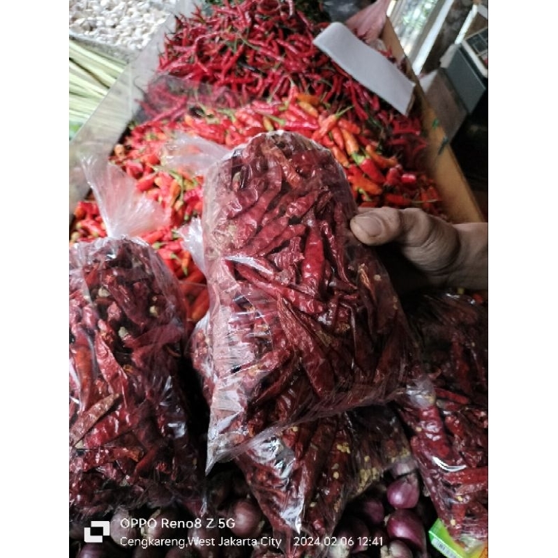 

cabe rawit kering teja 250gr