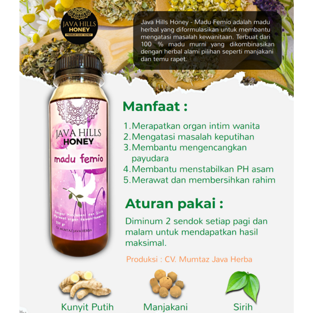 

java hills premium Madu dari lebah apis - Madu Femio