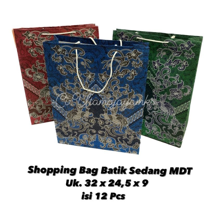 

SHOPPING BAG BATIK SEDANG MDT (12Pcs)