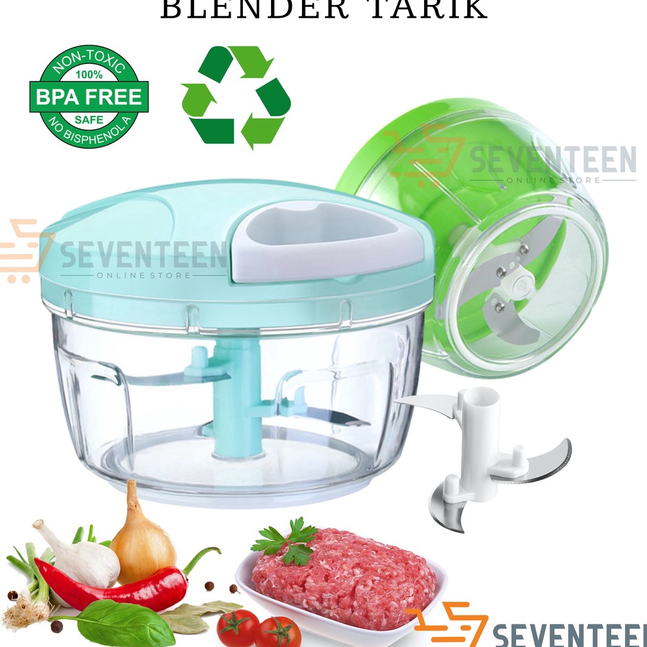 Serba murah SEVENTEEN SPEEDY CHOPPER BLENDER TARIK MANUAL JUMBO BLENDER TANPA LISTRIK SERBAGUNA BLEN