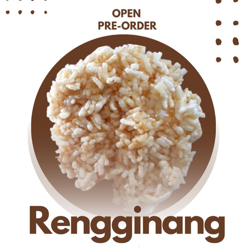 

Rengginang terasi super enak dan gurih 1kg isi 40-43pcs