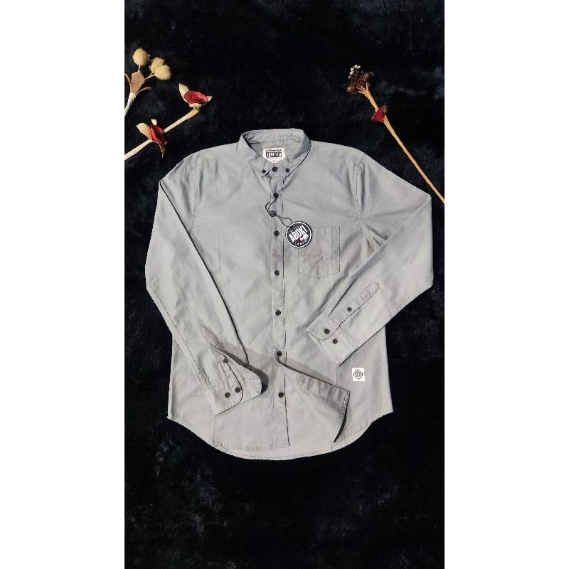 KEMEJA Pria Polos | Kemeja Polos Premium ORIGINAL ABOKI.