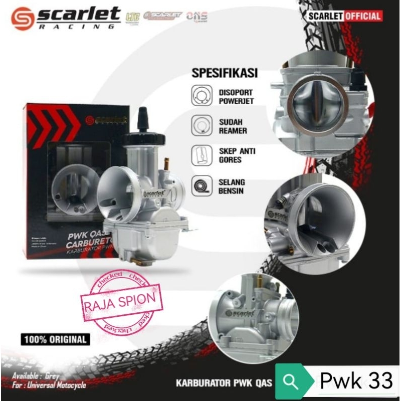 carburator scarlet QAS PWK 33/Carburetor scarlet QAS PWK 33
