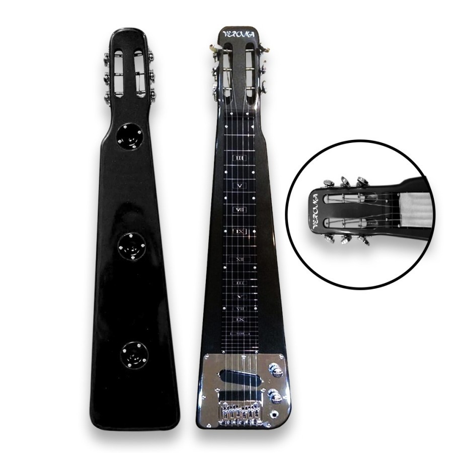 Lap Steel Gitar Elektrik Hawaiian 6 String Verona LPG-60 Original Promo Price