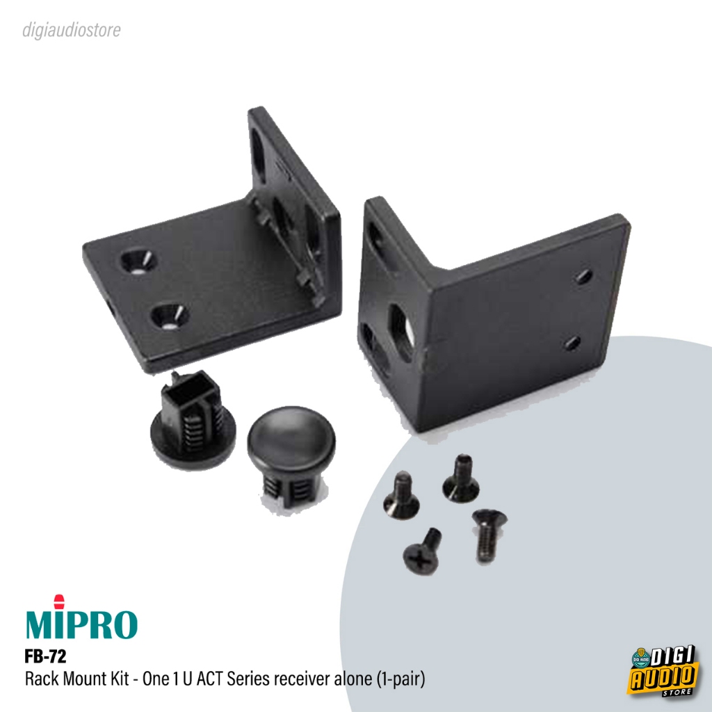MIPRO FB-72 Rack Ear Mount Kit For Wireless Receiver MIPRO ACT71 ACT311 ACT312 ACT828