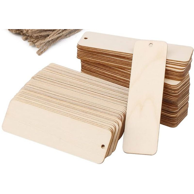 

Pembatas Kayu Polosan/Label Kayu Polosan/Wooden Bookmark/Wooden Blank/Wooden Craft/Papan Kayu