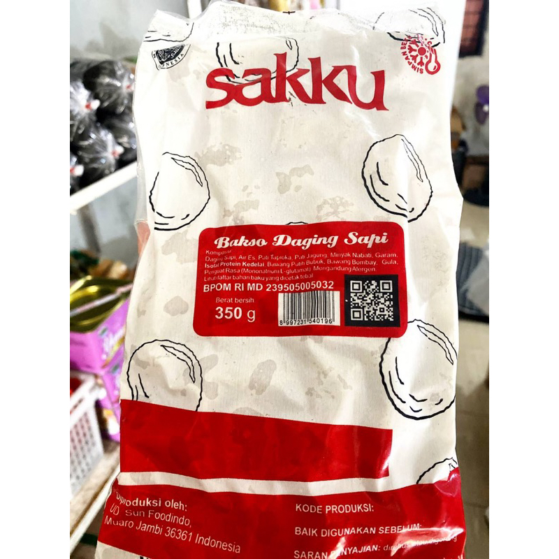 

Bakso sapi sakku 350g & 700g