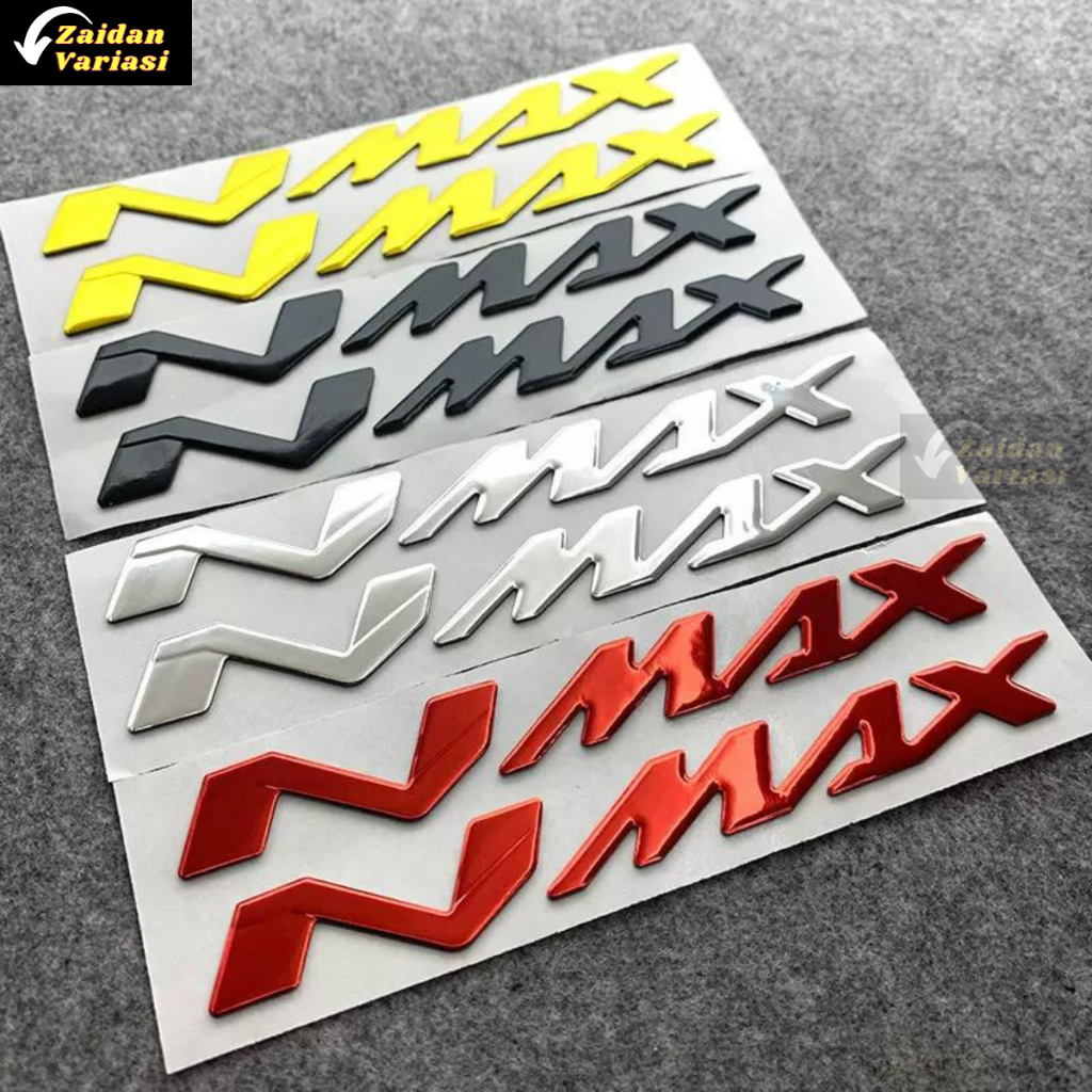Emblem Nmax Timbul - Stiker Sticker Nmax New Old Logo 2022 2023 Full Body Polos Simple Jepang 155