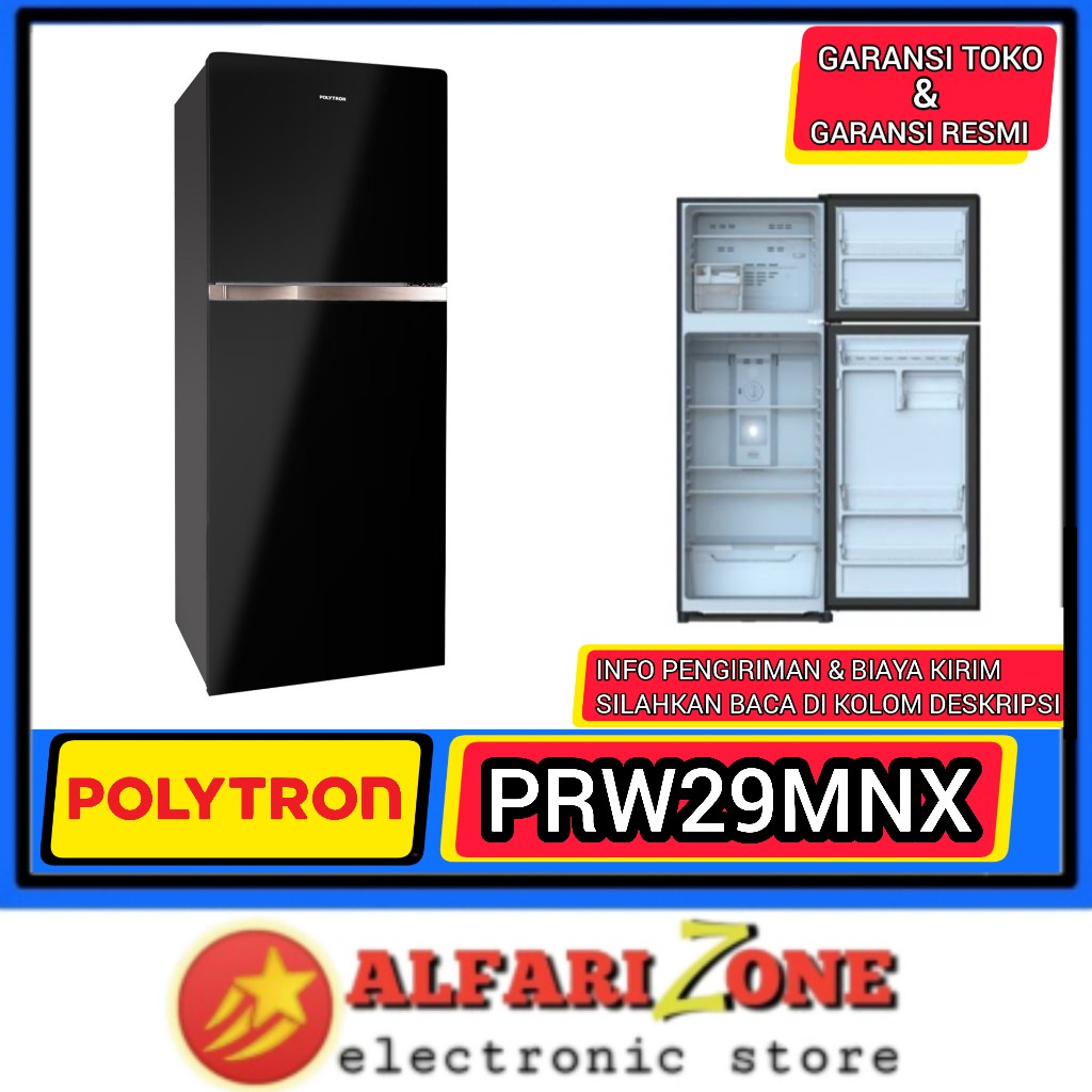 POLYTRON PRW29MNX Kulkas polytron 2 pintu PRW 29MNX