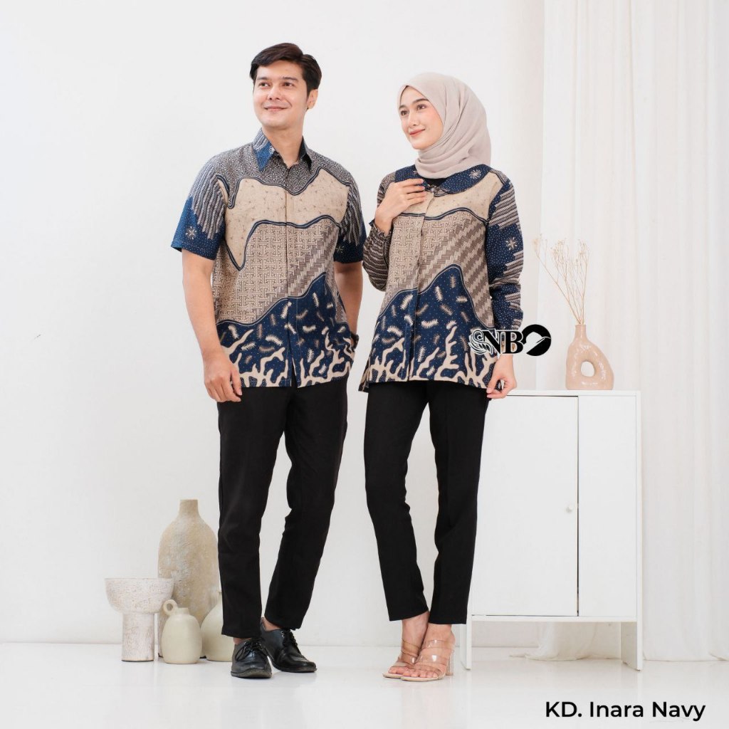 Batik Couple Atasan Batik Couple Modern Bahan Katun Premium