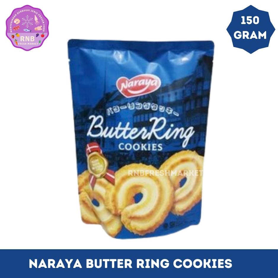 

Naraya Butter Ring Cookies Netto 150 Gram