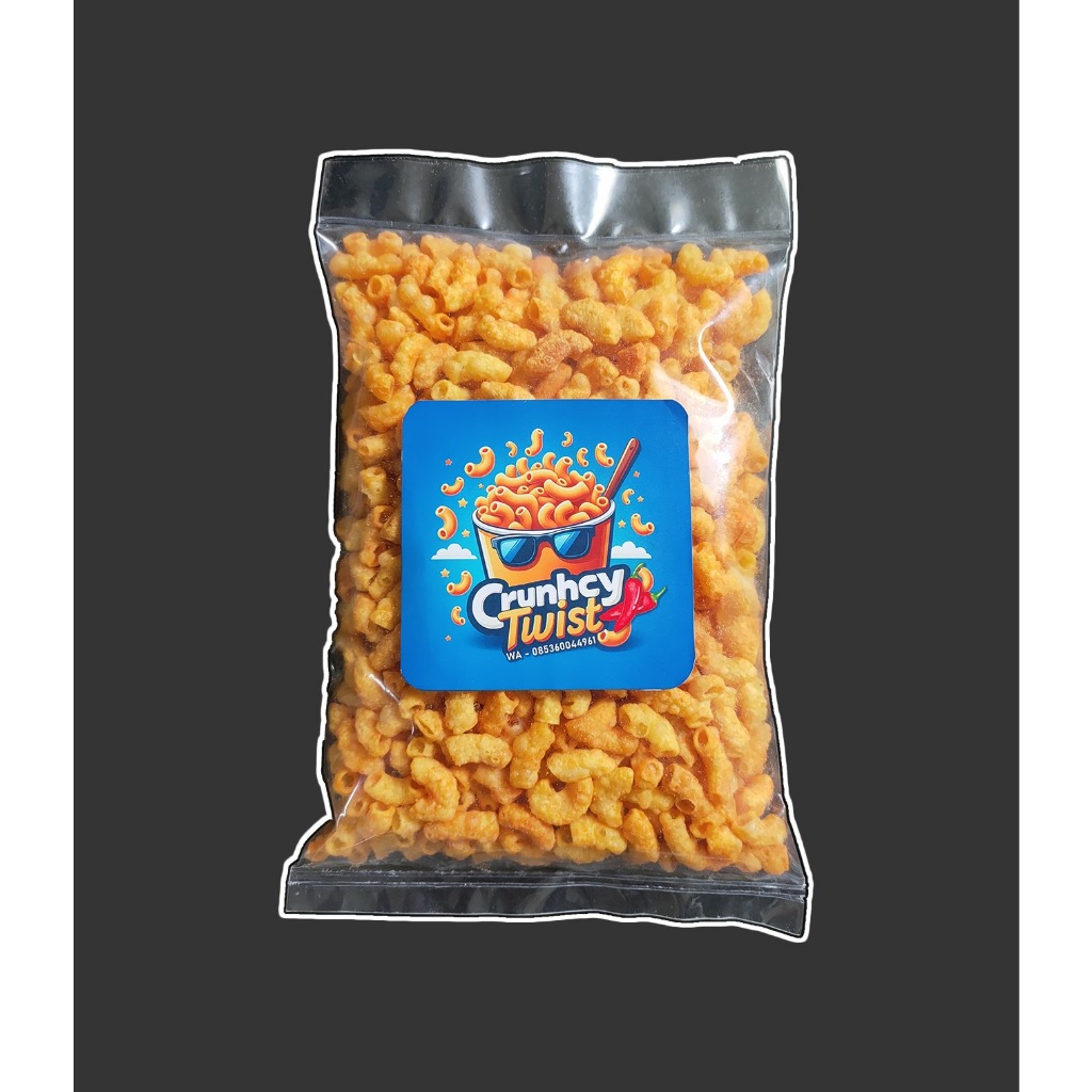 

Makaroni CrunchcyTwist Rasa Balado Extra Pedas 150 gram
