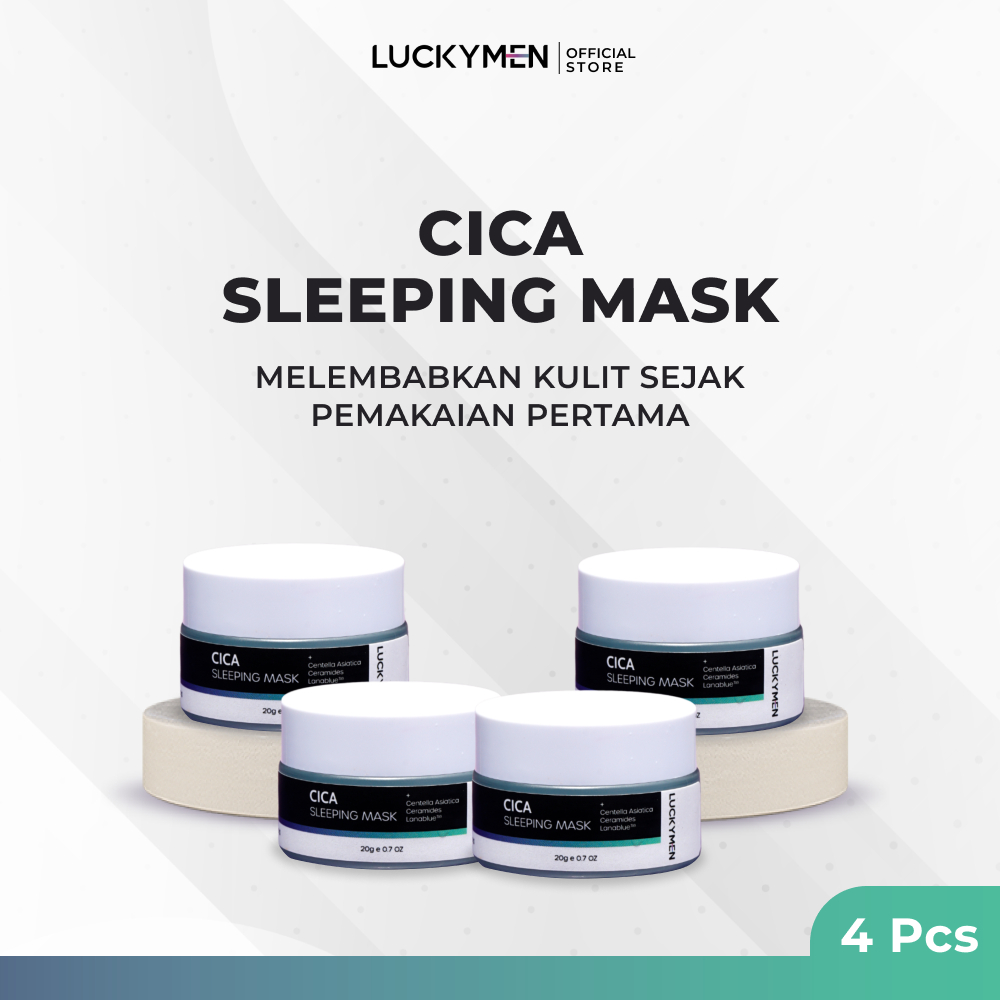 PAKET HEMAT 4 PCS LUCKYMAN CICA SLEEPING MASK