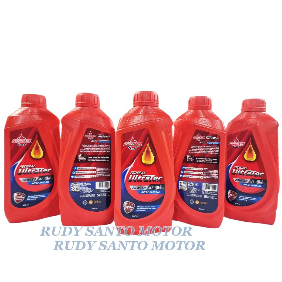 Oli Motor Federal Ultratec 4T 800ml Federal Ultratec Oil 0.8