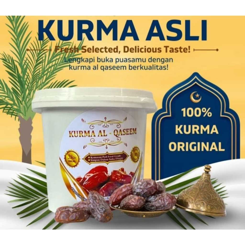 

TJ-694 Kurma Al Qaseem Al Qasim Premium 500 gram