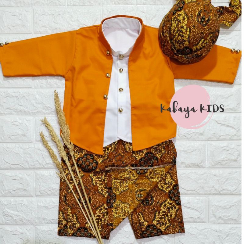 baju beskap anak baju tedak siten anak