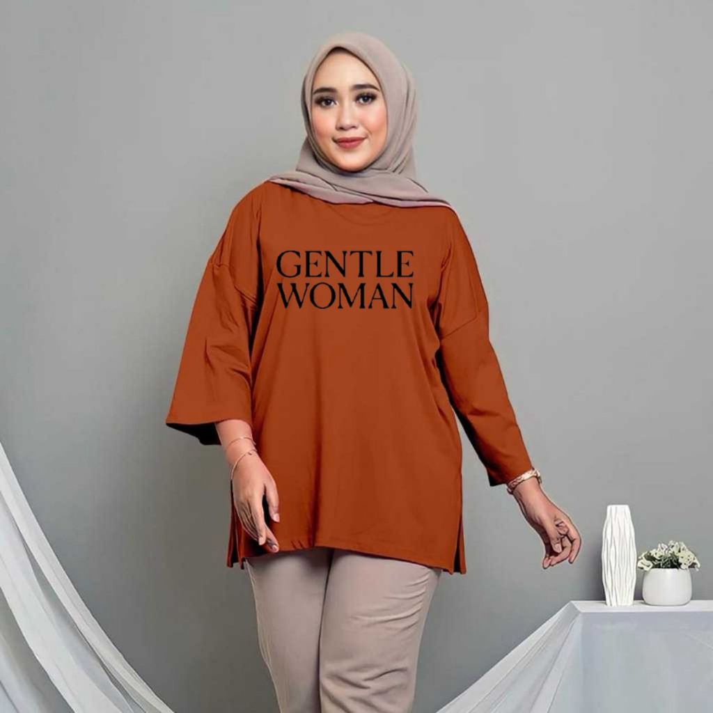 kaos LAYLA bermotif oversize ld120cm-ld140cm/kaos wanita jumbo