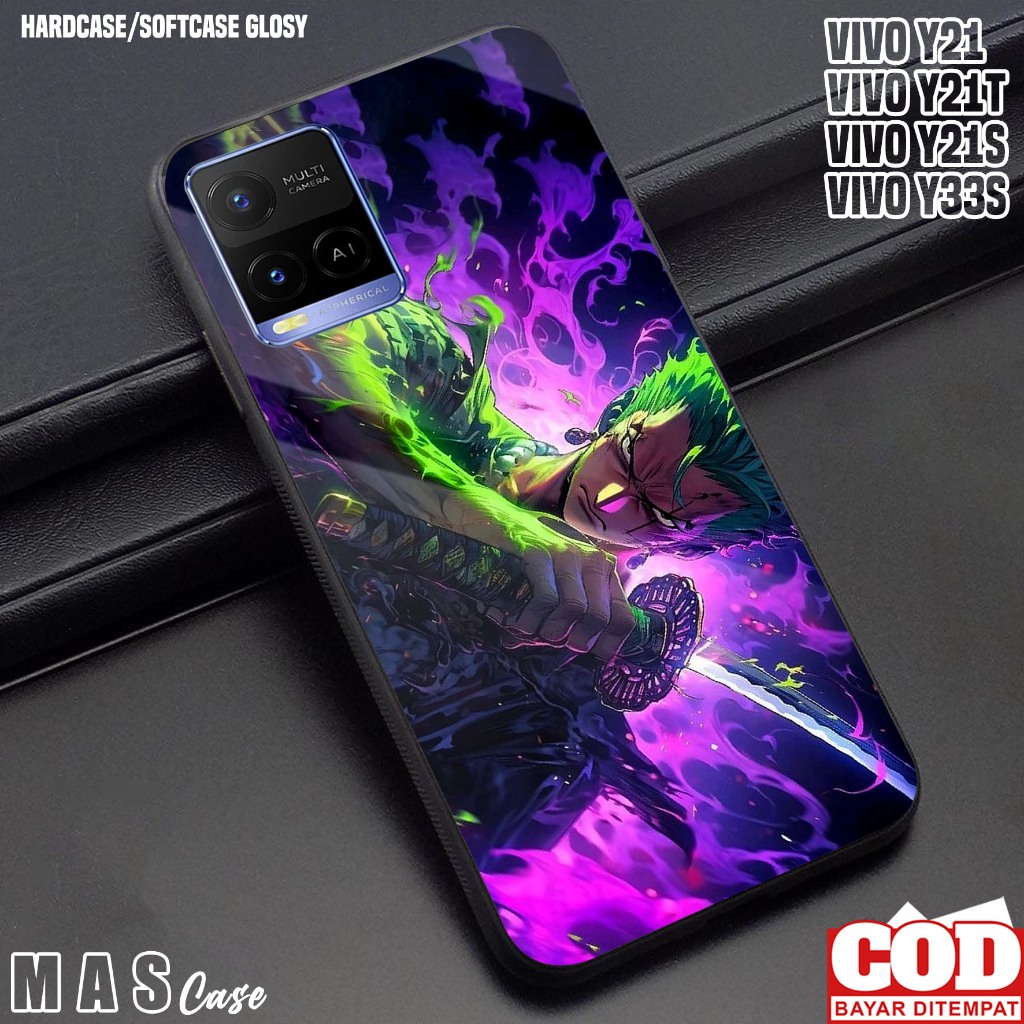 Case VIVO Y21 / Y21T / Y21S / Y33S  - Casing VIVO Y21S / Y21T /  Y21 / Y33S Terbaru [ Roronoa Zoro ]