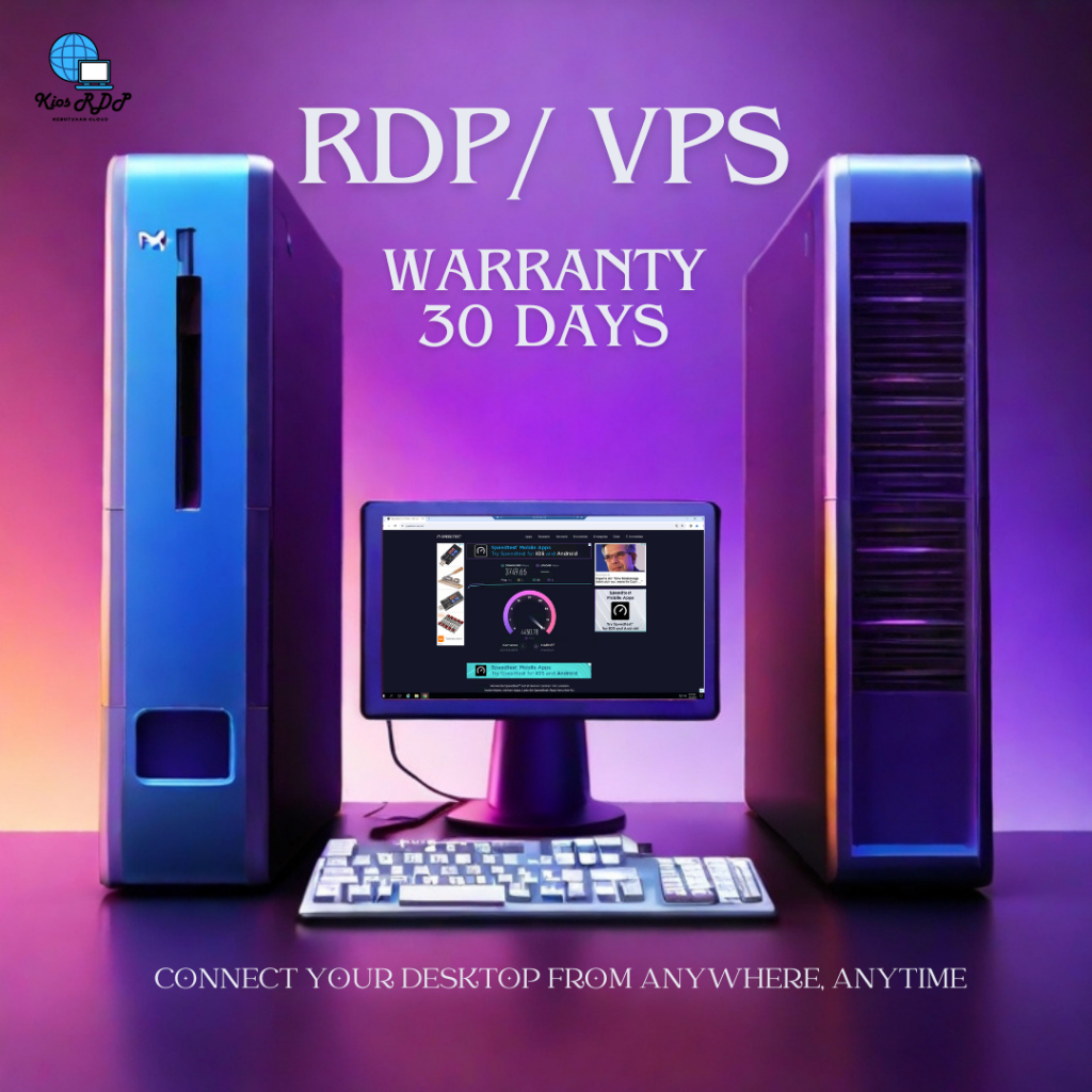 NEW RDP / VPS Windows Linux Full Admin Garansi Full 30 Hari RBU