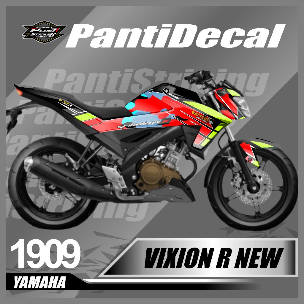 Sticker Motor Decal Vixion R NEW Fullbody- Sticker Motor vixion new r Desain Motif Terbaru