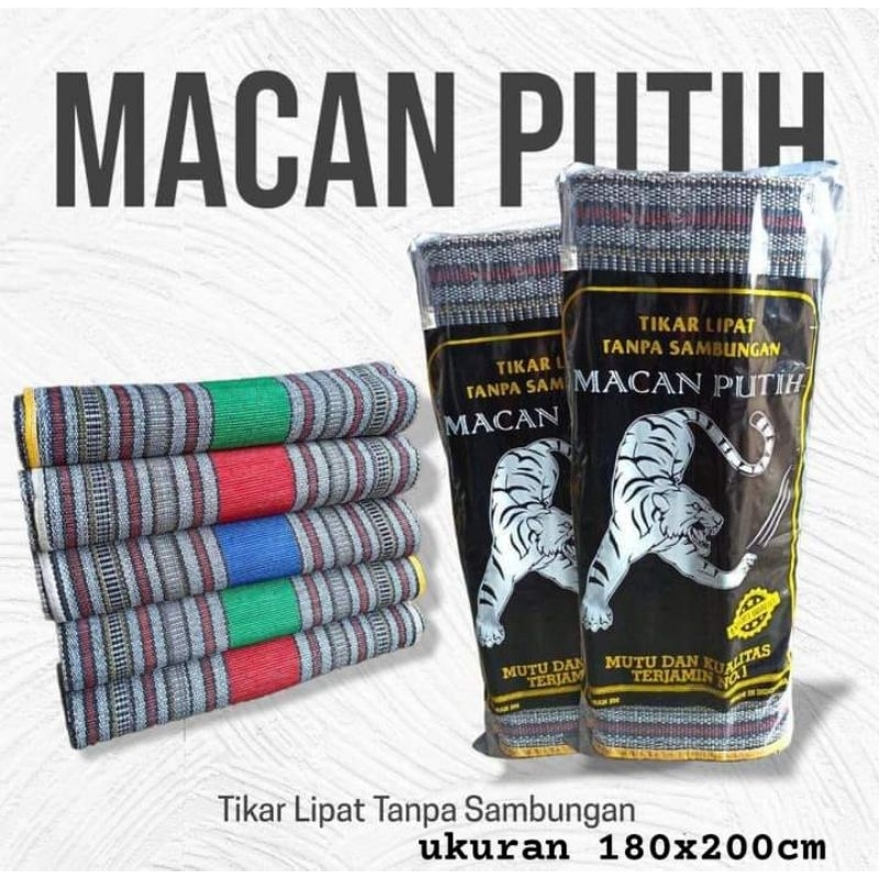 Tikar Macan Putih tikar lantai jangkar