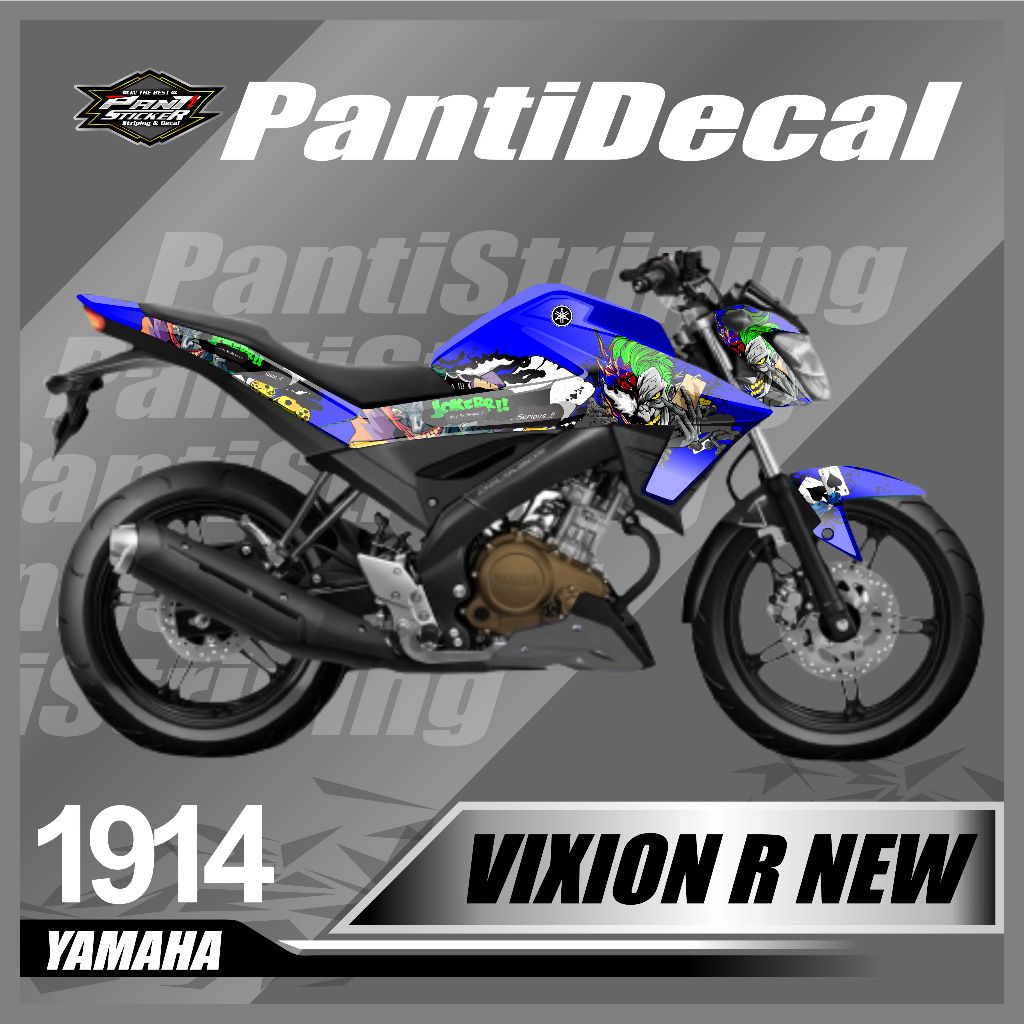 Sticker Decal Fullbody Motor Vixion R NEW  All Variasi - striping aksesoris vixion new r Decal Free 