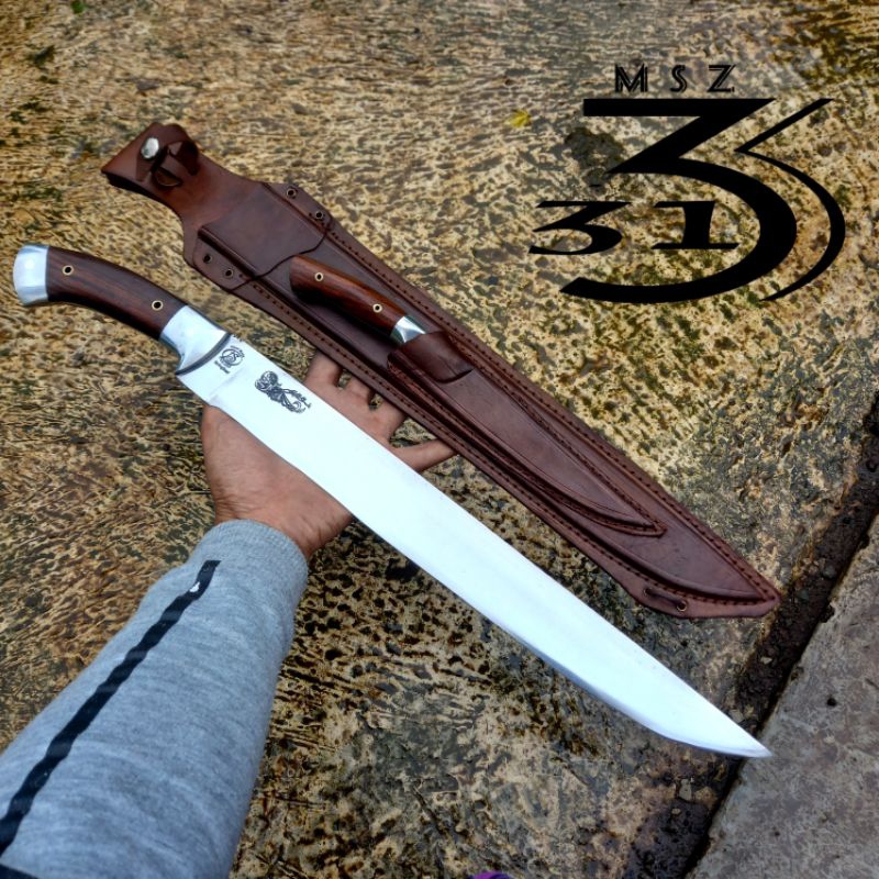 #pisau 1 set GOLok sembelihan SUPER ukuran bilahh 40cm gagang FULLTANK 313_MSZ