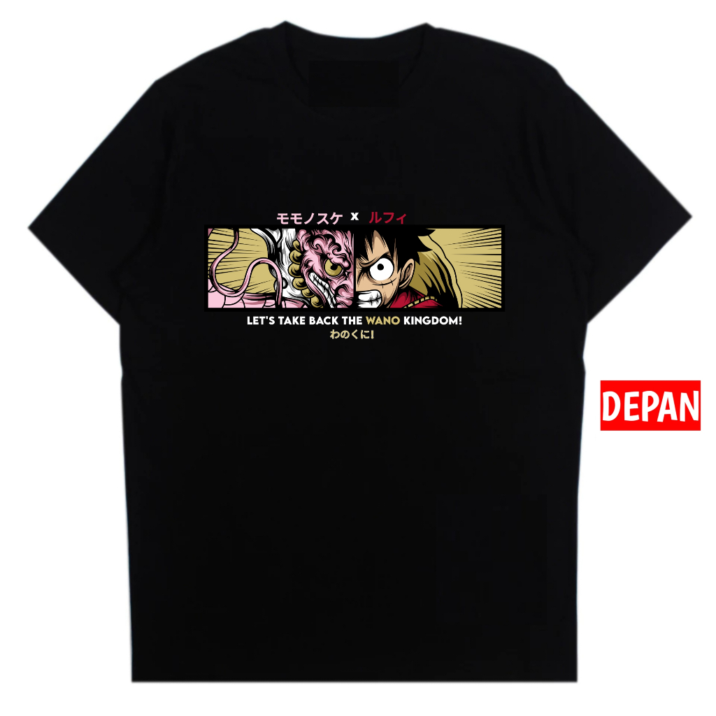 Kaos Distro One Piece Luffy Wano Kingdom