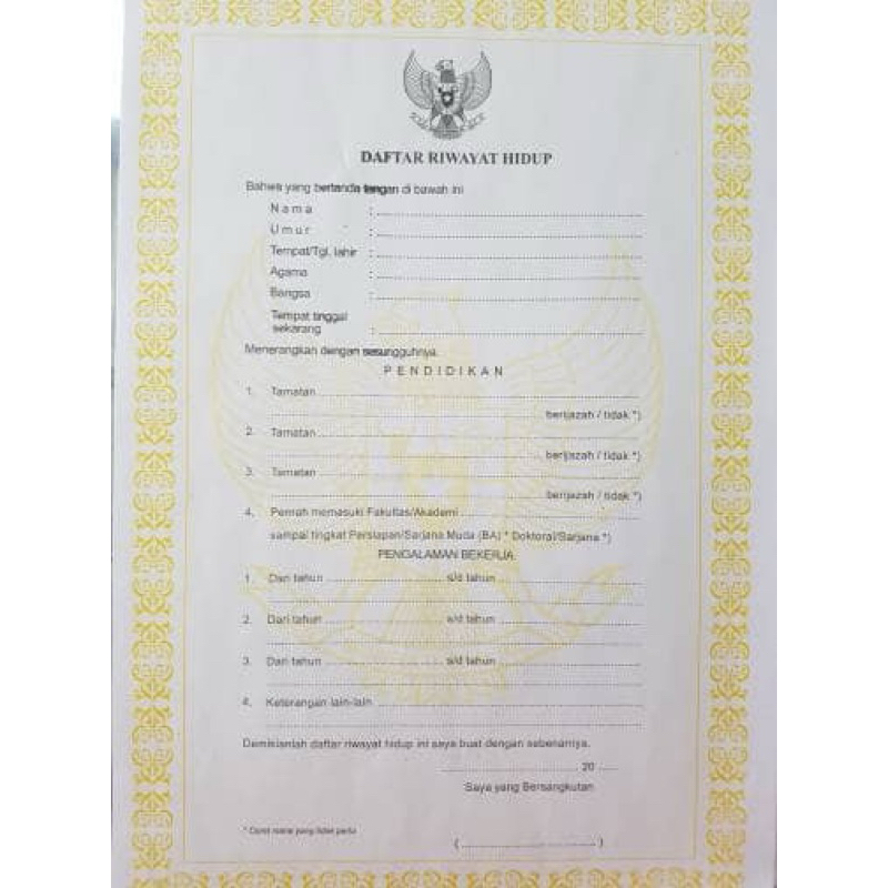 

Kertas CV Lamaran Kerja Kertas Daftar Riwayat Hidup Curiculum Vitae Curriculum Vitae