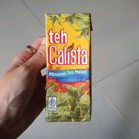 

Teh Calista minuman teh melati kotak 200ml