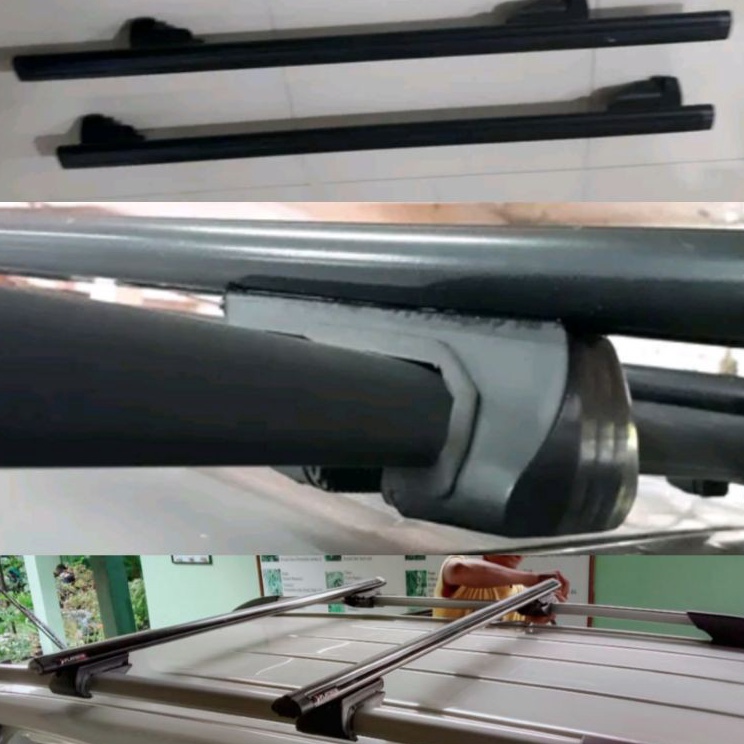 Z CROSSBAR  SPORT RACK  Roof rack JEPIT ROOF RAIL  REL RUSH TERIOS BRV FORTUNER PAJERO Dijual Murah