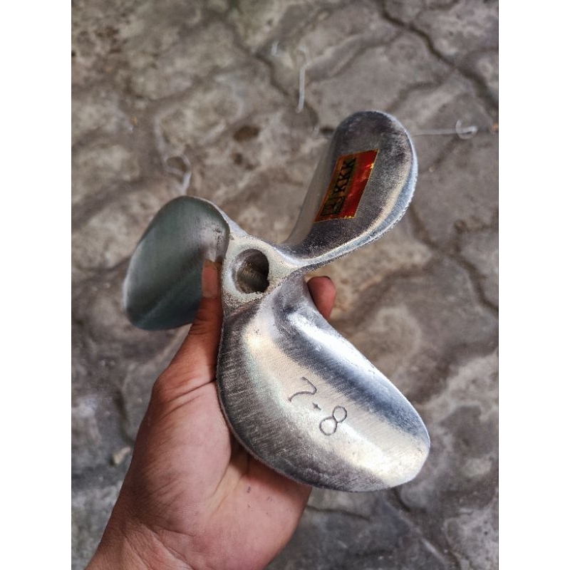 Baling alminium D3X7/8 as ¾ (as19mm) untuk perahu nelayan as ketinting 7pk 8pk 9pk 10pk