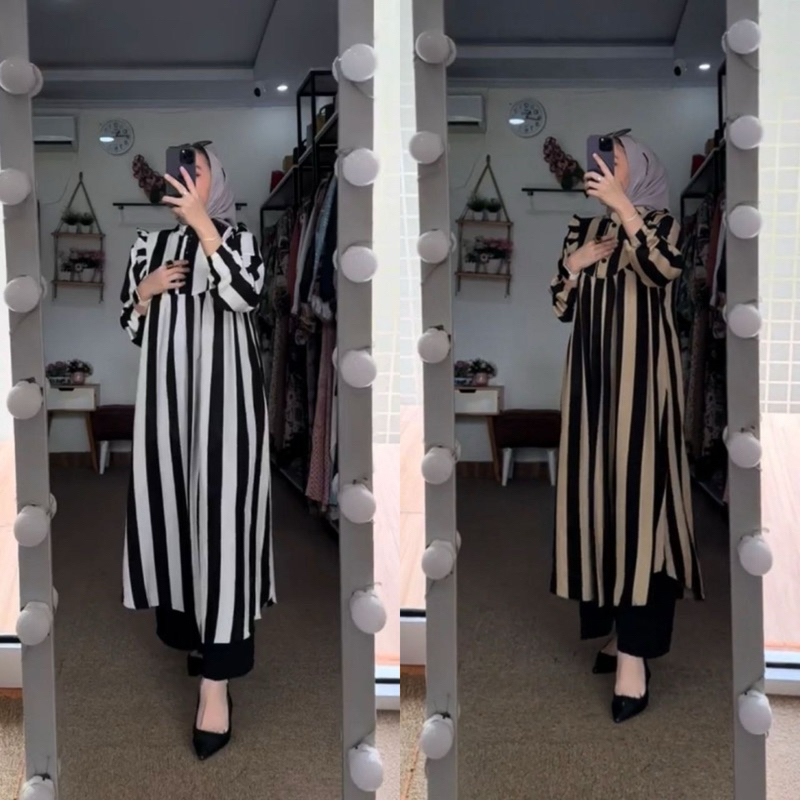 [BISA COD]//ALANA SALUR TUNIK//ONESET TUNIK SALUR//SETELAN TUNIK WANITA/SET TUNIK